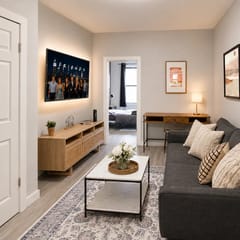 𖡡 First Street Flat - 1BR Apt just 15 Min to NYC